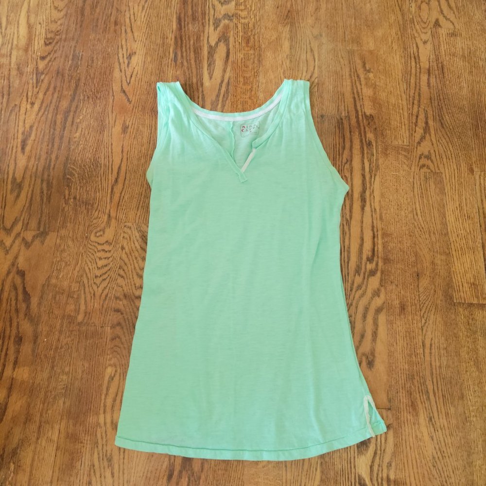 Seafoam green tank top